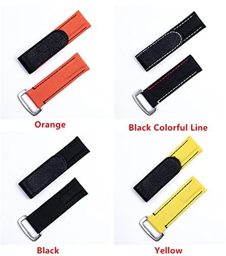 Bracelet montre 20mm SCRUBY cuir nylon anti-transpiration - 3