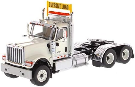 Diecast Masters International HX520 Day Cab Tandem Tractor White 1/50 Diecast Model