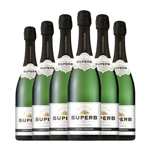 Geldermann Superb Sekt Extra seco 75 cl Espumante branco (caixa de 6 garrafas de 75 cl)