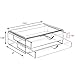 Sorbus Large Stackable Acrylic Drawers - 2 Clear Storage Drawers for Organizing Make up, Nail Polish, Hair Accessories, and Beauty Supplies - Makeup Organizer for Vanity, Bathroom Organizer Countertop
