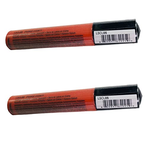 Nyx Pack Of 2 Liquid Suede Cream Lipstick, Orange County # Lscl05 #TOP2
