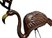 GiftExpress 4-Pack Large Flamingo for Christmas Lawn Ornaments, Pink Flamingo in Santa Costume and Brown Flamingo in Reindeer Costume, Christmas Yard Decorations