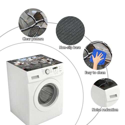 Image of NYZE Washer and Dryer Top Protector Mat, Washer Dryer Cover 23.6 inchx19.7 inch