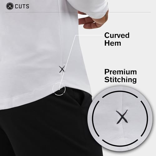 Clothing Men's Premium AO Casual Hooded Long Sleeve Shirt | Classic Curve Hem | PYCA Pro Soft Fabric2