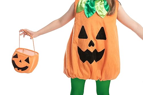 Spooktacular Creations Halloween Child Girl Pumpkin Dress Costume With Hat thumb #2