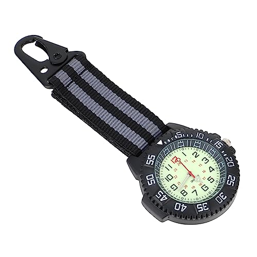 Ipetboom 屋外の登山テーブル カラビナー デジタルウォッチクリップ 腕時計