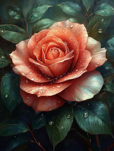 Diamond Painting fleurs haut de gamme : Kit broderie diamant 70x95cm s-361