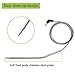 eBasics Meat Thermometer Replacement Probe Compatible with Thermopro TP25 TP20 TP07 TP07S TP08 TP-08S TP16 TP-16S TP17 TP04 TP09B TP09 TP06S TP06, Famili MT004, Fit Listed Models Only