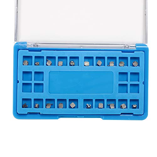 Snawop Orthodontic Self-Ligating Brackets 20Pcs Dental Metal Braces With Open Tools Slot. Roth 022 3-4-5 With Hooks #TOP2