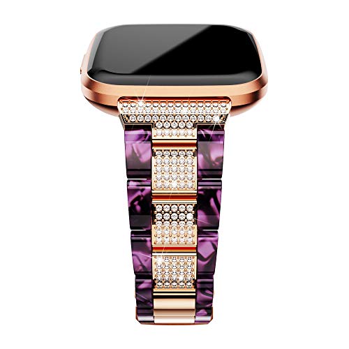 Correa compatible para Fitbit Versa en púrpura miniatura 3