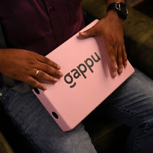 Image of JamBox with Strap - Baby Pink | Compact Hand Drum with Rich Bass & Adjustable Snare | Portable Percussion Acoustic Musical Instrument | Ideal for Travel Beat Box & Jamming Sessions