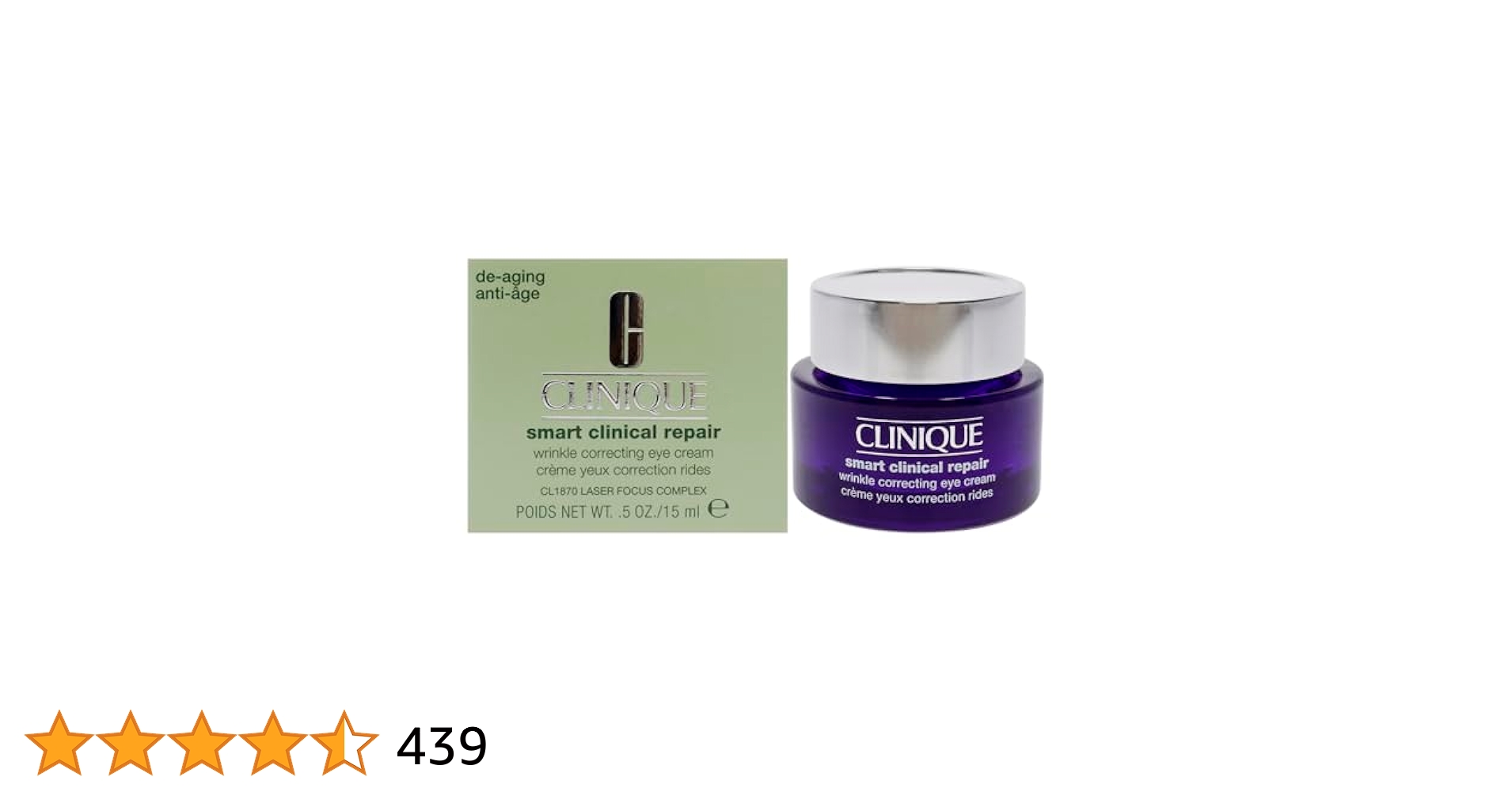 新品クリニークsmart clinical repair アイクリーム 15ml スマート リペア アイ クリーム / クリニーク(アイクリーム