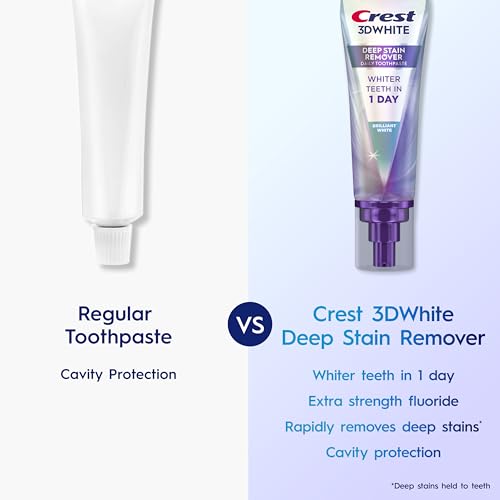 Crest 3DWhite Brilliance Deep Stain Remover Brilliant White Toothpaste - 3.1oz/2pk - Image 5