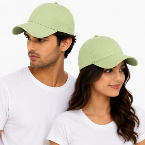 Image of Branded Cap for Men Women Unisex Boy's Girl's Topi Adjustable Strap Free Size Cotton Summer Sports Cricket Gym Dance Free Size