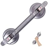 HEINSY Suction Grab Bar, Portable Shower Suction Handle Bar Suction Grip Bar Bathtub Handle with Str