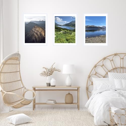 Image of JCJMY 19.7x27.6 Puzzles Frame for 50x70 cm Puzzles Poster Photo Picture, Display 18x24 with Mat or 19.7 x 27.6 without, Wall Hanging 19.7 by 27.6 inch 1000 Pieces Puzzles Frame, White