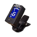 Sintonizador de vibración de alta sensibilidad que responde rápido, que ignora el ruido de fondo, es ideal para un ambiente fuerte, caótico. Calibración de paso de 430 Hz a 450 Hz.
