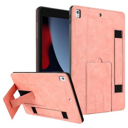 Coque iPad 10.2 rose idéale pour regarder des vidéos et travailler à la maison avec béquille
