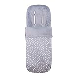 Janabebé Saco Gemelar, Babyzen YoYo compatible con Bugaboo Donkey (WHITE STAR, POLAR)