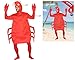 Atosa-54246 Disfraz Cangrejo, Color Rojo, M-L (54246)