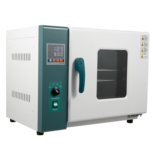 1000W Lab Oven Digital, Horizontal Electric Blast Drying Oven 101-0AB 45L Constant Stainless Steel Lab Convection Incubator Box for Industrial, Schools, Research Institutes