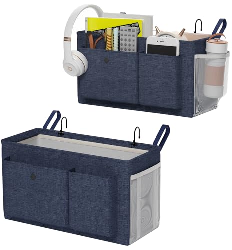 Bedside Caddy Bedside Storage Hanging Organizer for Bunk Dorm Bed Rail by Edudif - Used condition - US$16.34