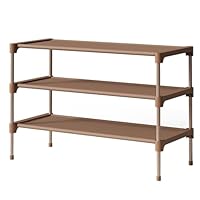 Kitsure Shoe Rack - Premium Non-Woven Shoe Rack Shelf, Shoe Organizer for Closet, Entryway, Garage & Corridor, Sturdy & Durable Long Stackable Shoe Shelves