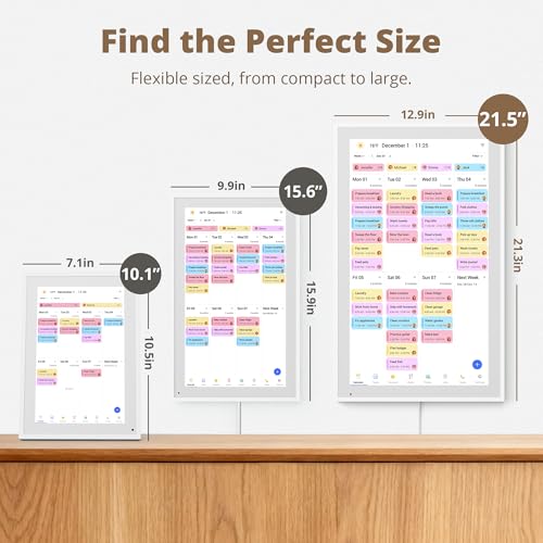 Dragon Touch Calendar, 21.5" Digital Calendar 2025 Family Wall Planner, 1080P Full Hd Interactive Touchscreen, Smart Chore Chart And Home Organization, Gift For Busy Families Scheduling - 5