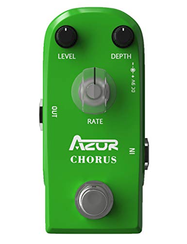 Azor Spring Reverb Guitar Effect Pedal With Chorus Guitar Effect Pedal Pure Analog With True Bypass #TOP7