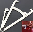 Body Fat Caliper with Measurement Chart, Handheld Fitness Tool gallery image