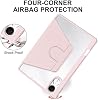Funda para Honor Pad X9A, 11.5 pulgadas 2025, cubierta de cuero PU premium plegable con soporte y función de encendido/apagado automático, con porta lápiz, funda protectora para Honor Pad X9A, 11.5 pulgadas 2025 (rosa) 8
