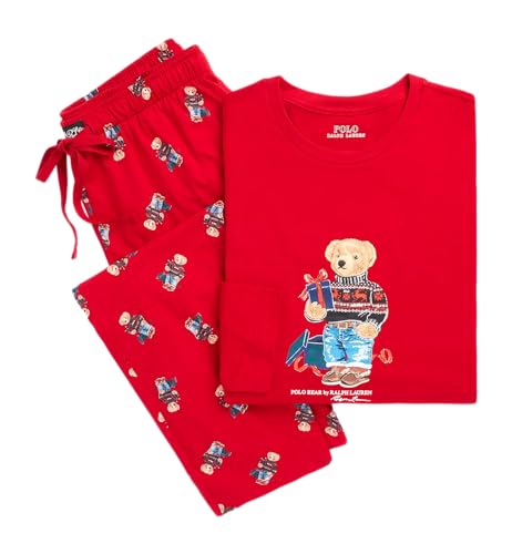 POLO RALPH LAUREN Men's Limited Polo Bear Pajama 2-Piece Set (Park