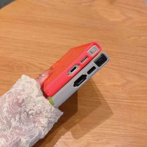 Coque Samsung S23 Ultra magnétique givrée transparente rose pêche évitant les rayures