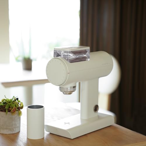 Image of TIMEMORE Sculptor 078S Flat Burr Coffee Bean Grinder, Electric Espresso Grinder with Stepless Coarseness Adjustment, Suitable for Espresso, Pour over, French Press, Cold Brew - White