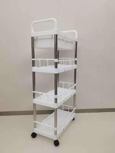 Prateleira Multiuso Organizador Carrinho Com Gaveta Rodinha