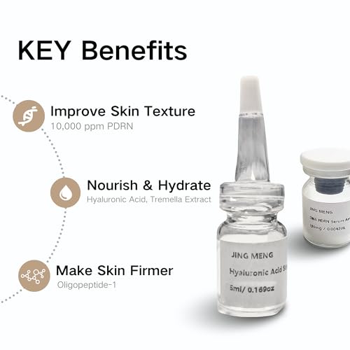 JING MENG Salmon DNA PDRN 1000 Essence, Hyaluronic acid Boost Radiance, Intense Firming, Plumping, Hydrating, Moisturizing, Anti-aging SKin care Product for woman, THANKS GIVING