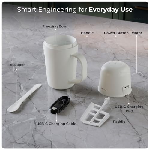 XECH Cordless Ice Cream Maker - Image 8 of 9