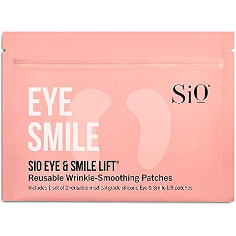 SiO Beauty Eye & Smile Anti-Wrinkle Patches - 2 Week Supply, Overnight Smoothing Silicone for Fine Lines & Puffiness Cover