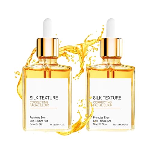 Gouda Silk Body Oil Silk Body Oil Women Körperöl & Gesichtsöl 2er Set Feuchtigkeitsspendendes BodyOil mit Hyaluronsäure Vitamin E & B5 Feuchtigkeitsspendendes Gesichtsöl für Alle Hauttypen