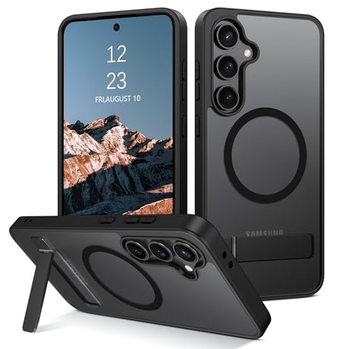 Coque Samsung S24 FE antichoc béquille invisible et MagSafe
