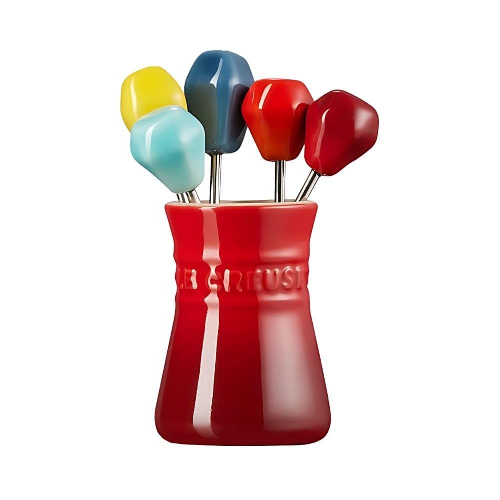 Amazon｜ル・クルーゼ(Le Creuset) フード・ピック・セット レインボー