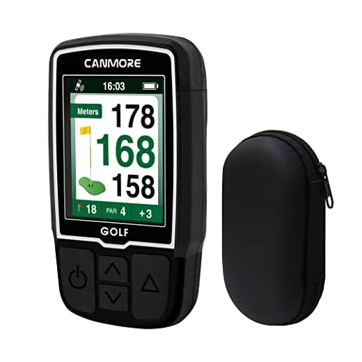 CANMORE HG200 Handheld Golf GPS & Case - Essential Golf Course Data and Score Sheet - Minimalist & User Friendly - 41,000+ Free Courses Worldwide and Growing