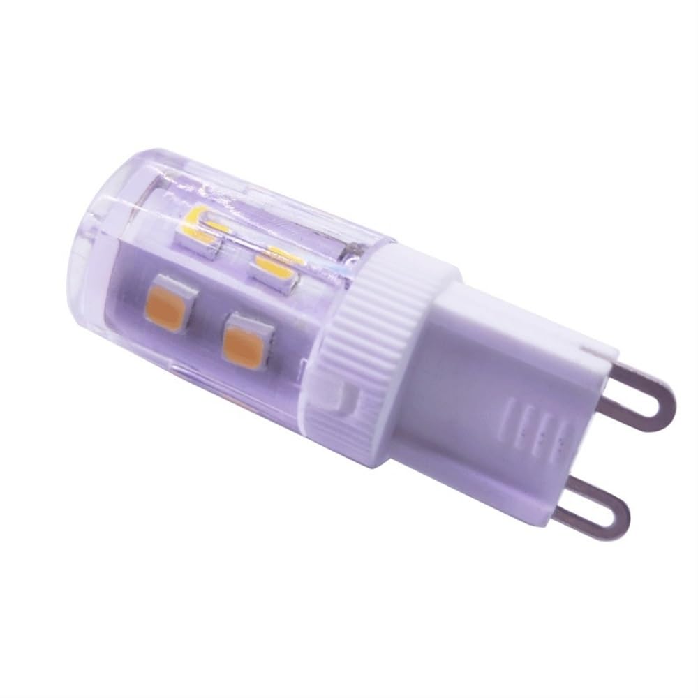 Fengyan Casa Lampadine, Confezione da 20, Lampada LED a Mais 2835SMD-15LED G9/E14 2W AC220V Lampadina LED a Mais in Ceramica Senza Sfarfallio(Blanc,G9-2W)