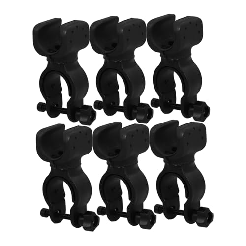 VALICLUD 6 Piezas De Accesorios Para Andadores Soporte Para Luz De Bicicleta Linterna Soporte Para Luz De Bicicleta Abrazadera Para Linterna Bastones Para Caminar De Mujer Elegantes