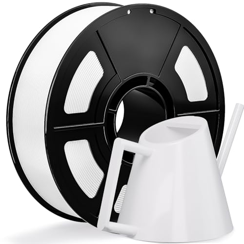 Image of IEMAI White PETG Filament 1.75mm 1kg, Tough & Durable 3D Printer Filament 30-300mm /s Printing Compatible with Bambu Lab, AMS, AMS Lite, Dimensional Accuracy + /- 0.02mm
