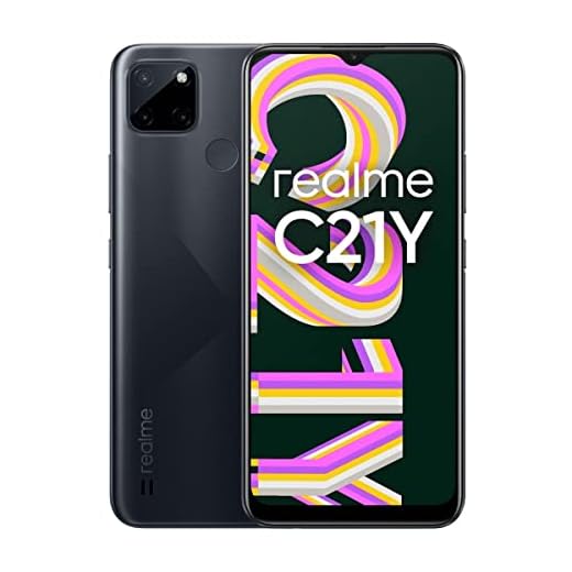 Realme C21Y - Smartphone 64GB, 4GB RAM, Dual Sim, Cross Black
