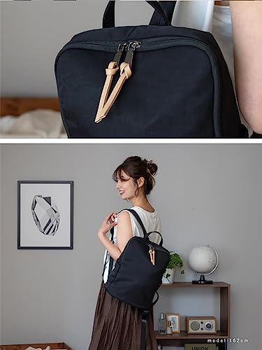 Gratante] Nylon Multifunctional Backpack Women's Commuting Backpack abb-g0007 (black)4