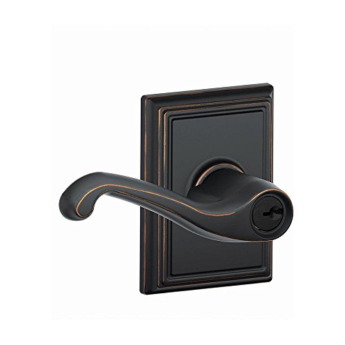 Serrure d'accès mécanique Schlage F51A bouton de porte à clé sécurité maison