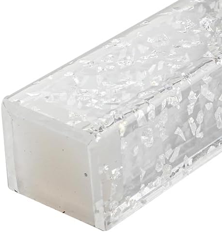 Miniatura 2 de Mezuzah Acrílico 4.7 in con Purpurina Plata