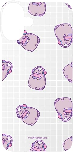 Funda transparente iPhone 16 Plus iFace compatible con lámina Pusheen estética Gamer Girl Kpop